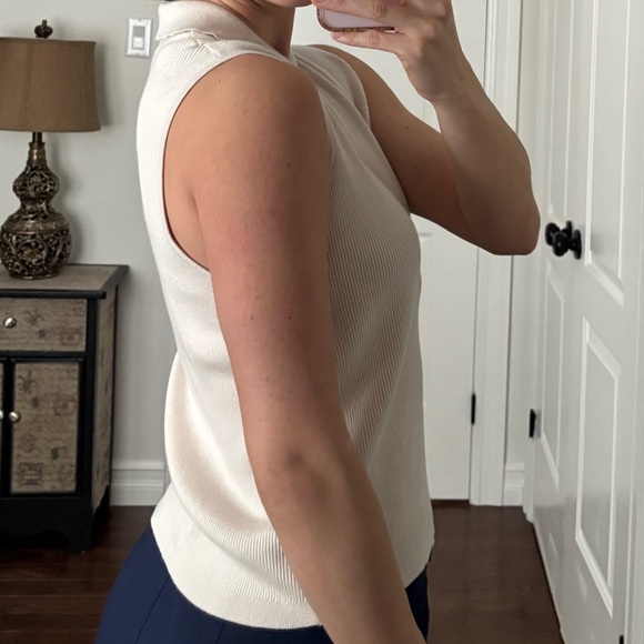 Dynamite Cream Collared Top - Picture 9 of 9